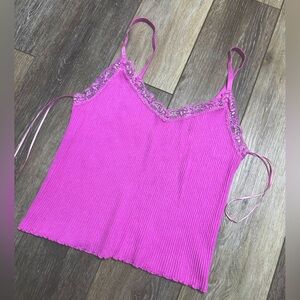 Sage Stone Crop  Top Size L/XL